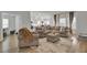 Spacious living room with comfortable seating and large TV at 117 Upper Trestles Ave, Summerville, SC 29483