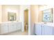 Double vanity bathroom with a separate toilet area at 126 Lilac Grove Way, Summerville, SC 29486