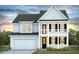Two-story home featuring a neutral color palette, white trim, and a gray roof at 126 Lilac Grove Way, Summerville, SC 29486