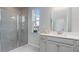 Bathroom with walk-in shower and single vanity at 132 Lilac Grove Way, Summerville, SC 29486