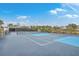 Well-maintained tennis and pickleball courts at 1455 Red Tide Rd, Mount Pleasant, SC 29466