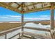 Gazebo offering scenic views of marsh and waterways at 1455 Red Tide Rd, Mount Pleasant, SC 29466