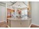 Modern kitchen island with granite countertop and stainless steel sink at 150 Bee St # 318, Charleston, SC 29401