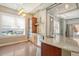 Modern kitchen with stainless steel appliances and granite countertops at 150 Bee St # 318, Charleston, SC 29401