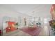 Bright dining area with glass table, chairs, and stylish rug at 1669 Indy Dr, North Charleston, SC 29405