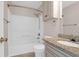 Clean bathroom with granite countertop and updated vanity at 188 Midland Pkwy # 205, Summerville, SC 29485