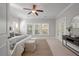 Spacious bedroom with large windows and ceiling fan at 2084 Amenity Park Dr, Mount Pleasant, SC 29466