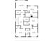 Second-floor layout with multiple bedrooms and bathrooms at 2084 Amenity Park Dr, Mount Pleasant, SC 29466