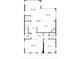 Floor plan showcasing a spacious living area and kitchen at 2084 Amenity Park Dr, Mount Pleasant, SC 29466