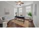Home office with hardwood floors and large windows at 2084 Amenity Park Dr, Mount Pleasant, SC 29466