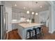 Modern kitchen with stainless steel appliances and granite island at 2084 Amenity Park Dr, Mount Pleasant, SC 29466