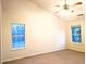 Spacious bedroom with vaulted ceilings and neutral carpeting at 212 Thomaston Ave, Summerville, SC 29485