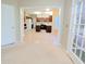 Kitchen with dark wood cabinets, tiled floors, and a center island at 212 Thomaston Ave, Summerville, SC 29485