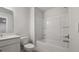 Bathroom includes tub and shower combo, toilet, and single sink vanity at 215 Terrace View Dr, Summerville, SC 29486