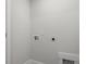 White walled laundry room featuring washer and dryer hookups at 215 Terrace View Dr, Summerville, SC 29486