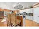 Modern kitchen with white cabinets and granite counters at 217 Old Hickory Xing, Johns Island, SC 29455