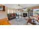 Spacious living room with fireplace and hardwood floors at 217 Old Hickory Xing, Johns Island, SC 29455