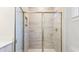Spacious shower with glass enclosure and built-in shelves at 217 Terrace View Dr, Summerville, SC 29486