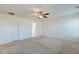 Spacious bedroom with ceiling fan and neutral carpeting at 234 Swamp Creek Ln, Moncks Corner, SC 29461