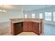 Kitchen island with granite countertop, sink, and dishwasher at 234 Swamp Creek Ln, Moncks Corner, SC 29461