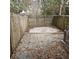 Small fenced backyard with a patio area at 292 Fleming Rd # C, Charleston, SC 29412