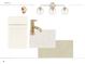 Bathroom 2 features vanity, gold fixtures, and updated lighting at 2976 Lodge Berry Ln, Johns Island, SC 29455