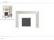 Modern fireplace design with dark stone and white surround at 2976 Lodge Berry Ln, Johns Island, SC 29455