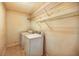 Laundry room with washer, dryer, and wire shelving at 3529 Galaxy Rd, Ladson, SC 29456