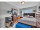 Second bedroom with a queen-size bed and dresser at 396 Painted Lady Ln, Goose Creek, SC 29445