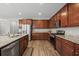 Modern kitchen with gas range and stainless steel appliances at 401 Huckleberry Ct, Summerville, SC 29486