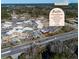 Aerial view of shopping center with various stores and restaurants at 401 Huckleberry Ct, Summerville, SC 29486