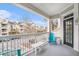 Private balcony with seating and tranquil community views at 45 Sycamore Ave # 523, Charleston, SC 29407