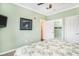 Main bedroom with a view of the ensuite bathroom at 45 Sycamore Ave # 523, Charleston, SC 29407