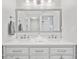 Double vanity bathroom with modern fixtures at 4995 Green Dolphin Way, Kiawah Island, SC 29455
