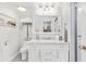 Clean bathroom with white vanity and shower at 4995 Green Dolphin Way, Kiawah Island, SC 29455