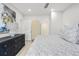 Bright bedroom with king-size bed and ample closet space at 4995 Green Dolphin Way, Kiawah Island, SC 29455