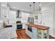 Modern kitchen with stainless steel appliances and white cabinets at 5225 Mulholland Dr, Summerville, SC 29485
