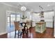 Bright kitchen with an island and breakfast nook at 5225 Mulholland Dr, Summerville, SC 29485