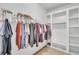 Spacious closet with hanging rods and shelves at 8978 Victor Lincoln Rd, McClellanville, SC 29458