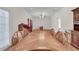 Bright dining room featuring a large wooden table at 8978 Victor Lincoln Rd, McClellanville, SC 29458