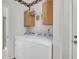 Laundry room with washer and dryer at 8978 Victor Lincoln Rd, McClellanville, SC 29458