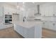 Modern kitchen featuring white cabinets, quartz countertops, and stainless steel appliances at 0 United Dr, Huger, SC 29450