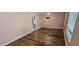 Bedroom features hardwood floors, natural light, and ensuite bathroom at 102 Barrington Blvd, Goose Creek, SC 29445