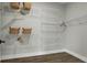 A walk-in closet with wire shelving provides customizable storage solutions at 108 Crosscut Ln, Summerville, SC 29486