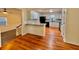 Modern kitchen featuring white cabinets, stainless steel appliances, and a breakfast bar at 133 Larson Dr, Summerville, SC 29485