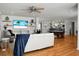 Spacious living room with hardwood floors, comfortable seating and an open floor plan at 1385 Fairfield Ave, Charleston, SC 29407