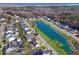 Aerial view of house near pond in a neighborhood at 2725 Battery Pringle Dr, Johns Island, SC 29455