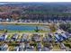 Aerial view showing a house near a pond at 2725 Battery Pringle Dr, Johns Island, SC 29455