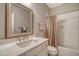 Simple bathroom with shower/tub combo and white vanity at 2725 Battery Pringle Dr, Johns Island, SC 29455