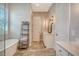 Spa-like bathroom with soaking tub, tile shower, and modern vanity at 2725 Battery Pringle Dr, Johns Island, SC 29455